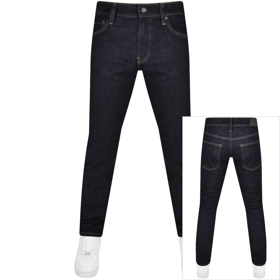 Calvin klein dark blue jeans on sale